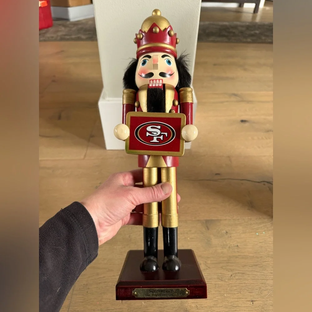 Vintage 2007 14in San Francisco 49ers Nutcracker - 5th in a Limited Series